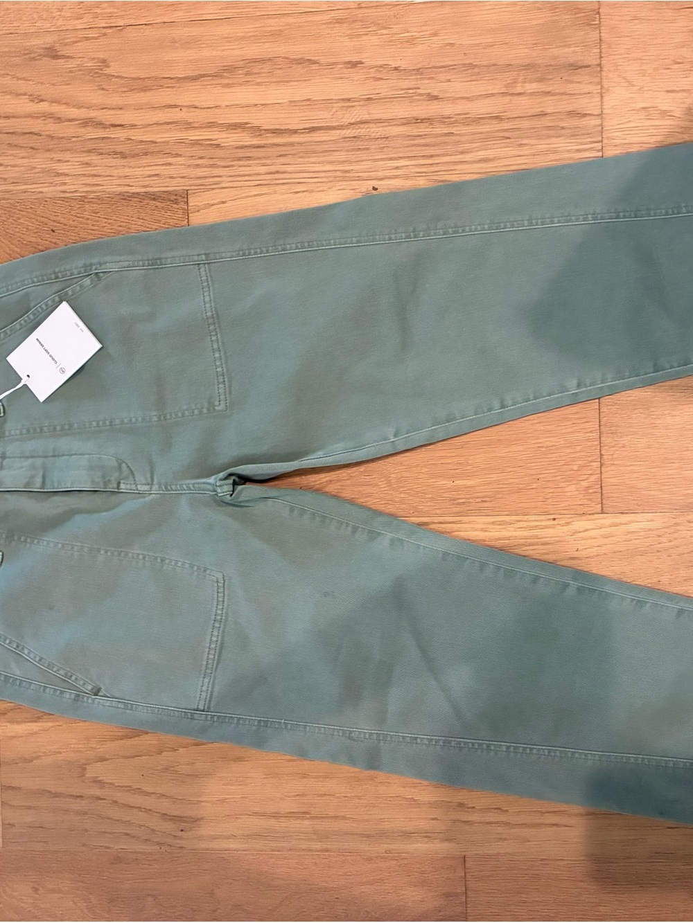 Ag Adriano Goldschmied Sage Green Utility Chinos